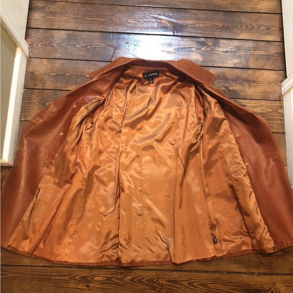 Ellen Tracy Leather Jacket - Picture 3 of 7